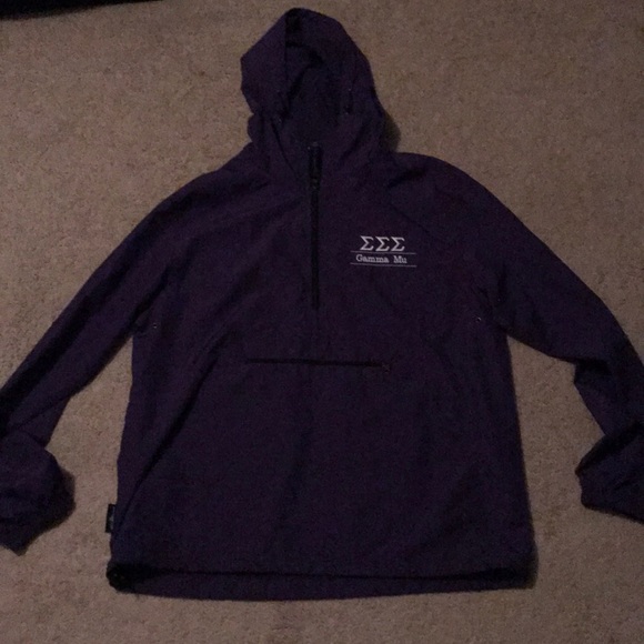 Charles River Apparel Jackets & Blazers - Tri Sigma Sorority Rain Jacket